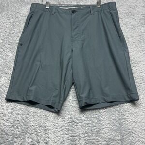 Maven Shorts Mens 34 Gray 9" Co Op Essential Performance Stretch Pockets‎ Golf